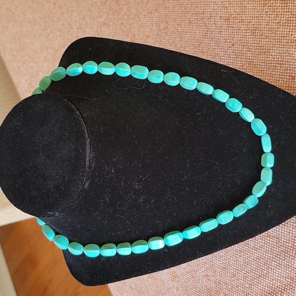 Turquoise necklace.